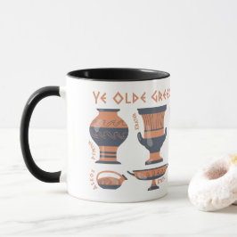 Alte griechische Keramik: Schiffstypen Tasse