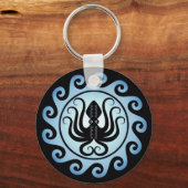 Alte griechische Schilde: Oktopus (Wasser) Schlüsselanhänger (Vorderseite)