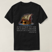 Alte griechische stoische Philosophie Epictetus St T-Shirt (Design vorne)