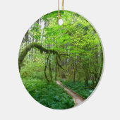 Alte Groves Lodge im Olympischen Nationalpark Keramik Ornament (Links)