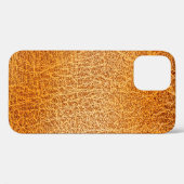 Alte grunbraune Lederstruktur Case-Mate iPhone Hülle (Rückseite (Horizontal))