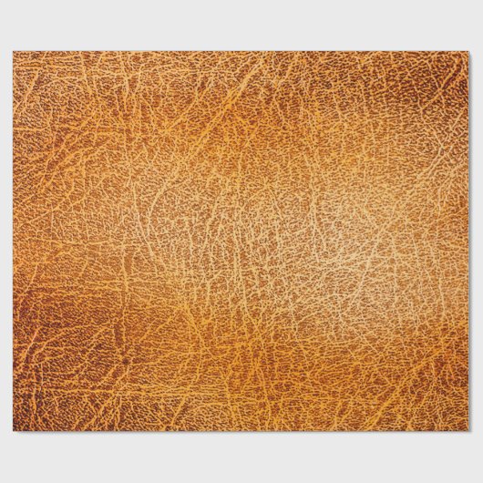 Alte grunbraune Lederstruktur Geschenkpapier (Flach)