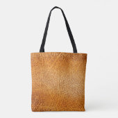 Alte grunbraune Lederstruktur Tasche (Rückseite)