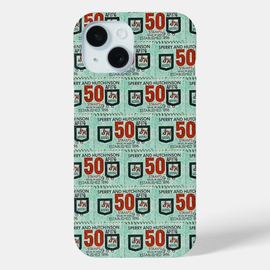 Alte grüne Briefmarke Case-Mate iPhone Hülle (Rückseite)