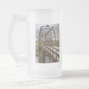 Alte grüne Brücke von 1912 Mattglas Bierglas