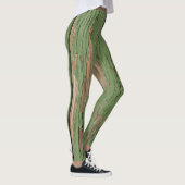 Alte grüne Farbe für Frauen Leggings (Rechts)