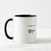 Alte grüne Laufkatze Tasse (Links)