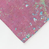 Alte grüne Wand mit Roststruktur. Grunge Fleecedecke (Ecke)