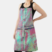 Alte grüne Wand mit Roststruktur. Grunge Schürze (InSitu)