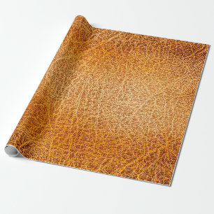 Alte Grunge-Braunlederstruktur Geschenkpapier