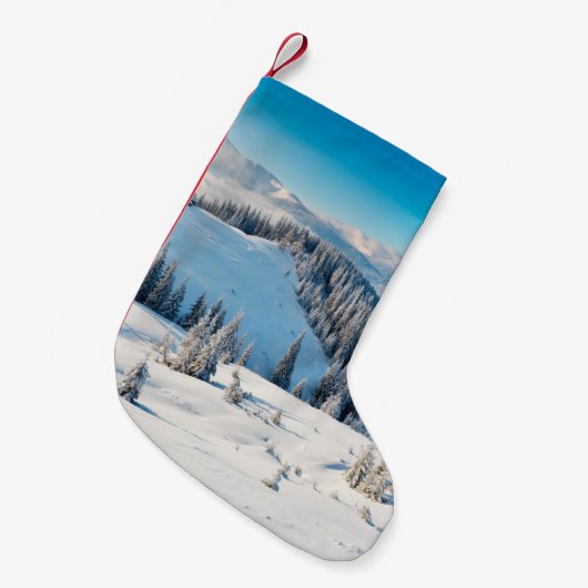 Alte grunge Holzstruktur oder Hintergrund mit Term Kleiner Weihnachtsstrumpf (Vorderansicht (hängend))