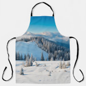 Alte grunge Holzstruktur oder Hintergrund mit Term Schürze (Vorderseite)