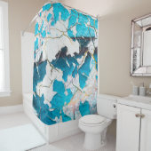 Alte Grunge Wand Texturen und Background-Suchbeben Duschvorhang (Beispiel)