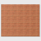 Alte Grungy rote orange Geschenkpapier (Flach)