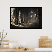 Alte Halle Poster (Küche)