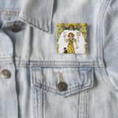 Alte Halloween-Karte Button (Beispiel)