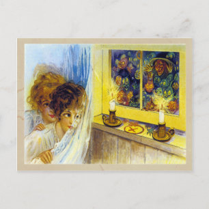 Alte Halloween-Postkarte Postkarte