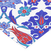 Alte handgefertigte türkische Blütenmuster Kurzer Tischläufer (Ecke)