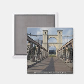 Alte Hängebrücke, historische Stätte Waco, Texas Magnet (Vorderseite/Rückseite)