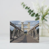Alte Hängebrücke, historische Stätte Waco, Texas Postkarte (Stehend Vorderseite)