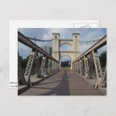 Alte Hängebrücke, historische Stätte Waco, Texas Postkarte (Vorne/Hinten)