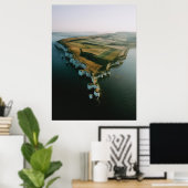ALTE HARRY ROCKS, ISLE OF PURBECK, ENGLAND POSTER (Heimbüro)