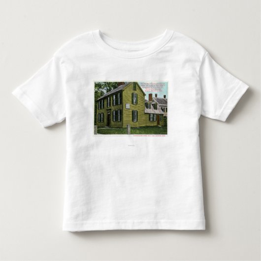Alte Haus-Ansicht Hancocks Clark # 2 Kleinkind T-shirt (Vorderseite)