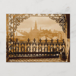 Alte Hausbalkone New Orleans Postkarte