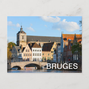 Alte Häuser in Brügge, Belgien Postkarte