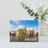 Alte Häuser in Brügge, Belgien Postkarte (Stehend Vorderseite)