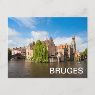 Alte Häuser in Brügge, Belgien Postkarte