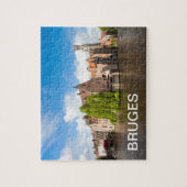 Alte Häuser in Brügge, Belgien Puzzle (Vertikal)
