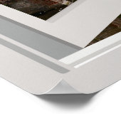 Alte Häuser in Brügge Poster (Ecke)