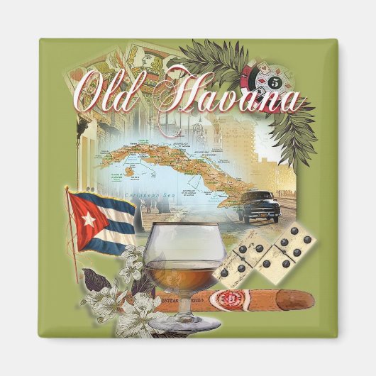 alte Havanna Magnet (Vorne)