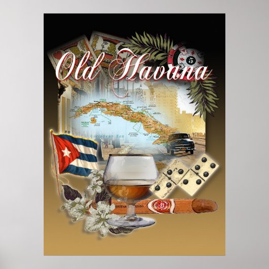 alte Havanna Poster (Vorne)