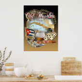 alte Havanna Poster (Küche)