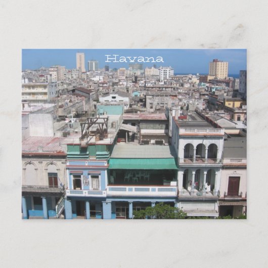 alte Havanna Postkarte (Vorderseite)