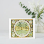 Alte Hemisphären der Welt, Platte 94 von 'T Postkarte (Stehend Vorderseite)