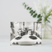 Alte Herberge mit Tee Kettle Antiquitätenladen Postkarte (Stehend Vorderseite)