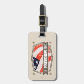 Alte Herrlichkeit Gepäckanhänger (Vorderseite vertikal)