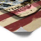 Alte Herrlichkeit lächelnd Skull Modernes Wall Art Poster (Ecke)