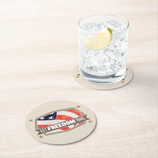 Alte Herrlichkeit Runder Pappuntersetzer (Vor Ort)