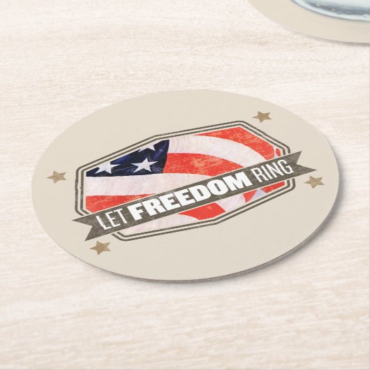 Alte Herrlichkeit Runder Pappuntersetzer (Angewinkelt)