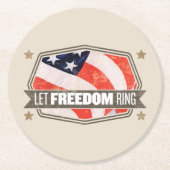 Alte Herrlichkeit Runder Pappuntersetzer (Vorderseite)