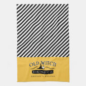 Alte Hexenbackfirma Personalisiert Geschirrtuch (Vertikal)