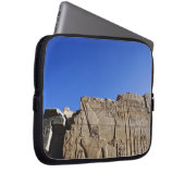 Alte Hieroglyphen an der Wand, Tempel von Karnak, Laptopschutzhülle (Vorne Rechts)