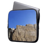 Alte Hieroglyphen an der Wand, Tempel von Karnak, Laptopschutzhülle (Vorderseite Links)