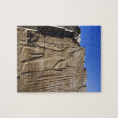 Alte Hieroglyphen an der Wand, Tempel von Karnak, Puzzle (Horizontal)