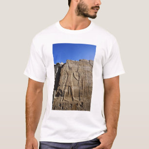 Alte Hieroglyphen an der Wand, Tempel von Karnak, T-Shirt