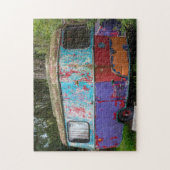ALTE HIPPIE CARAVAN CAMPER TRAILER JIGSAW PUZZLE (Vertikal)